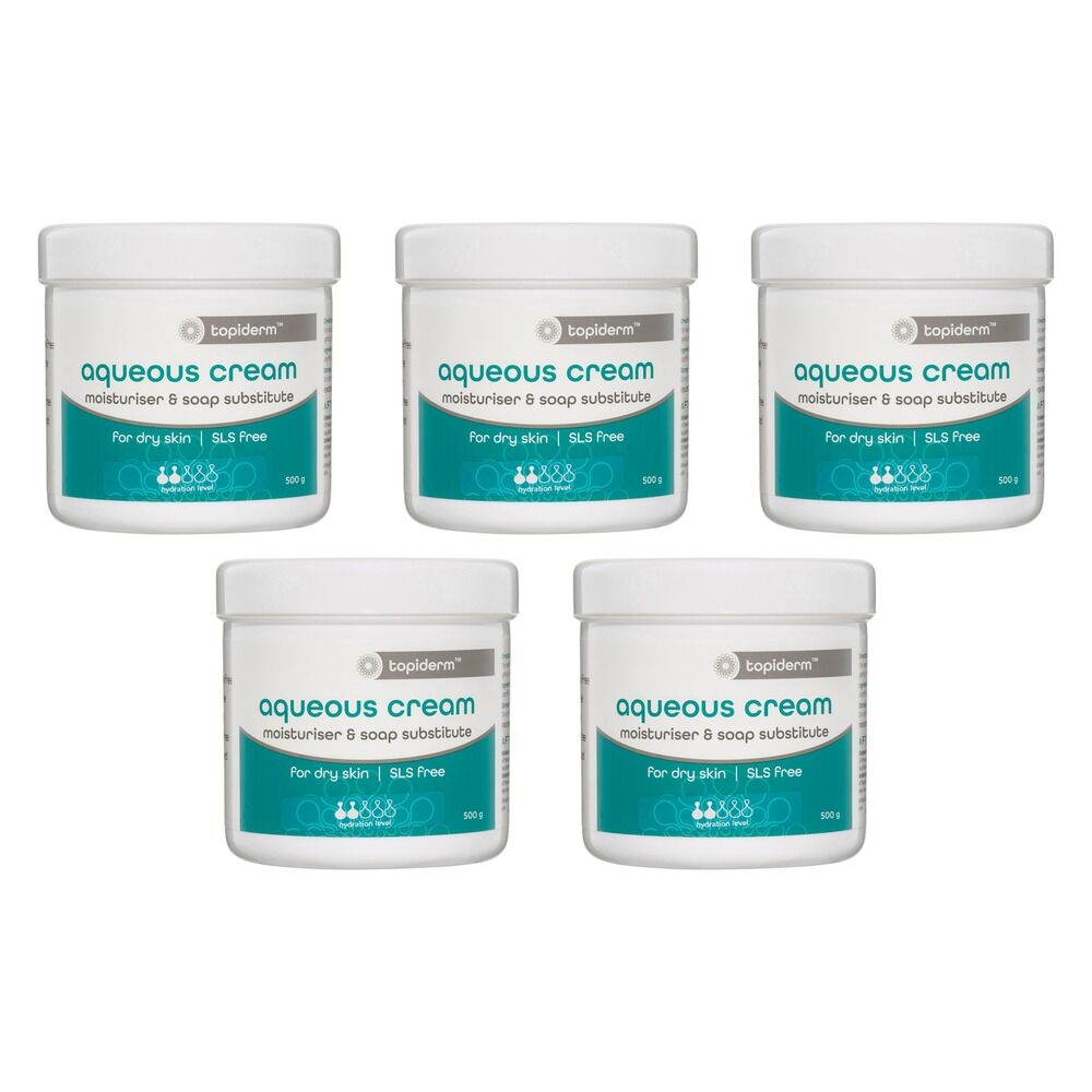 Aqueous Topiderm Cream 500g Pack of 5