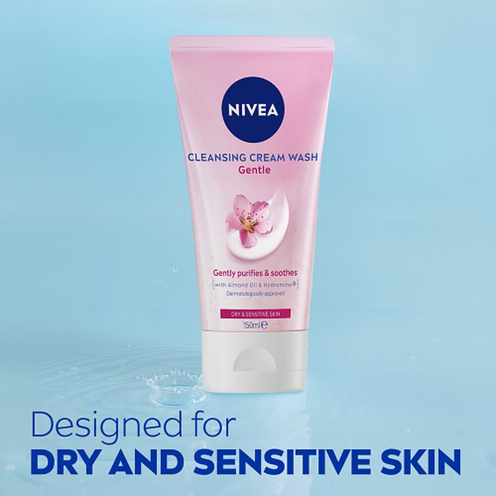 NIVEA Gentle Face Cleansing Cream Wash 150mL