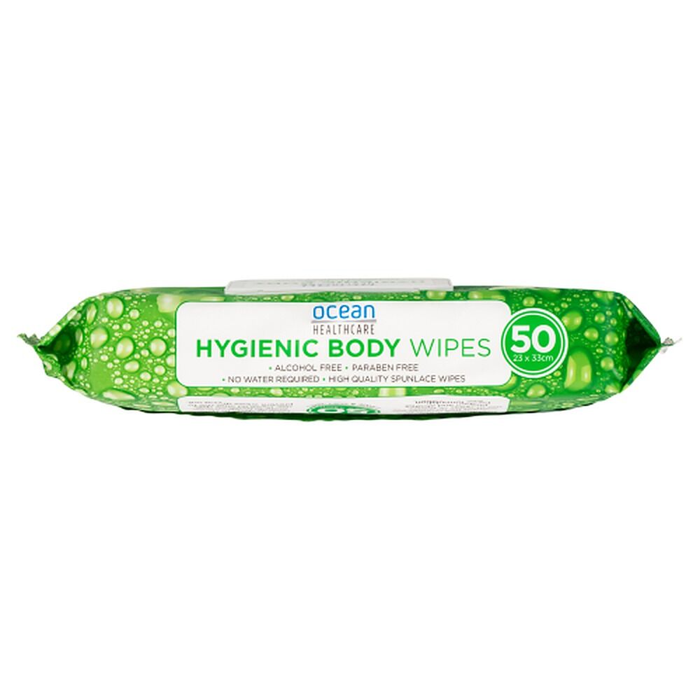 Ocean Healthcare Hygienic Health Wipes 50 Pack