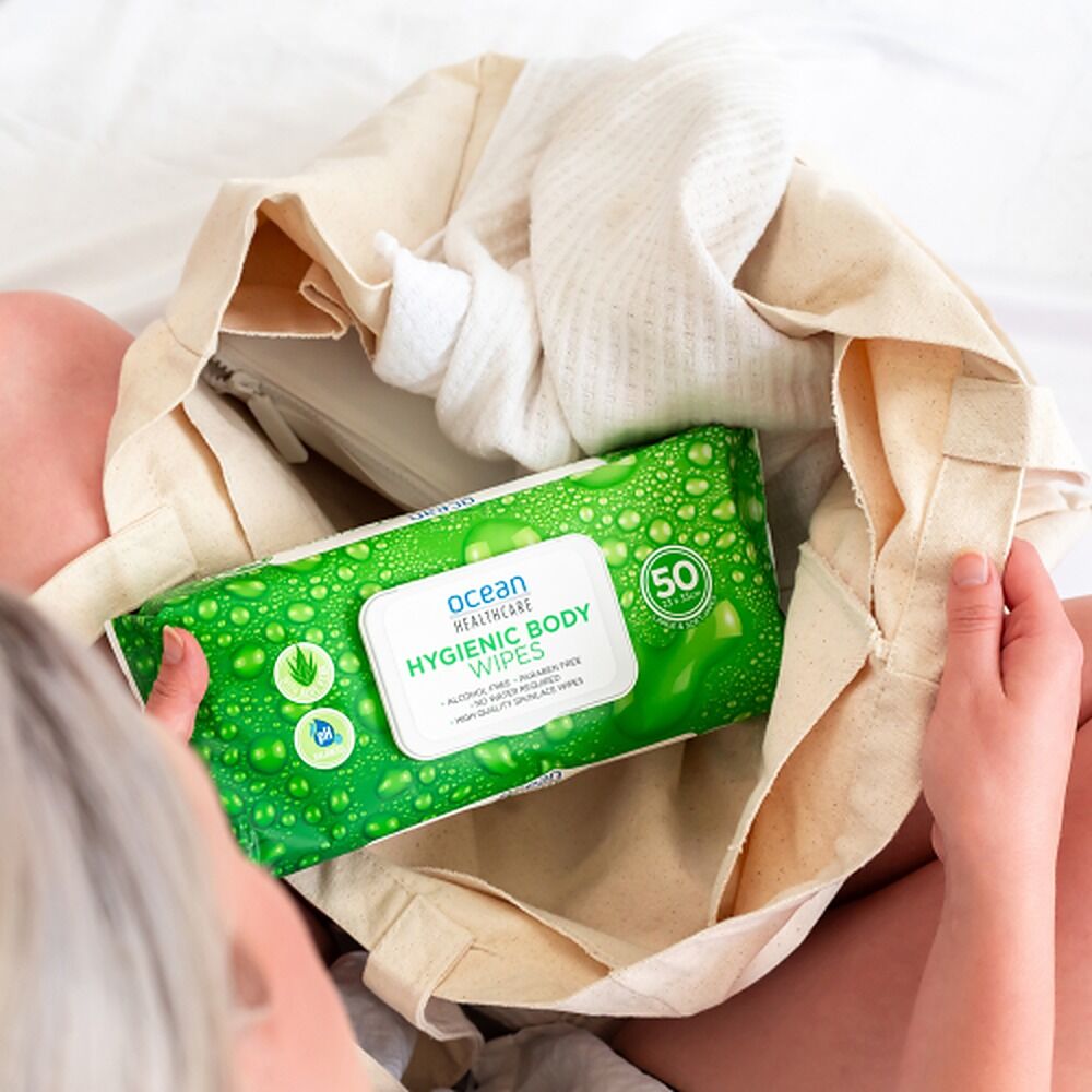 Ocean Healthcare Hygienic Health Wipes 50 Pack