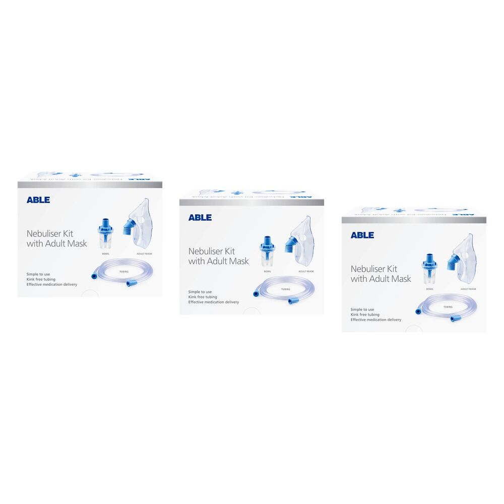 Able Nebuliser Kit Adult Pack of 3