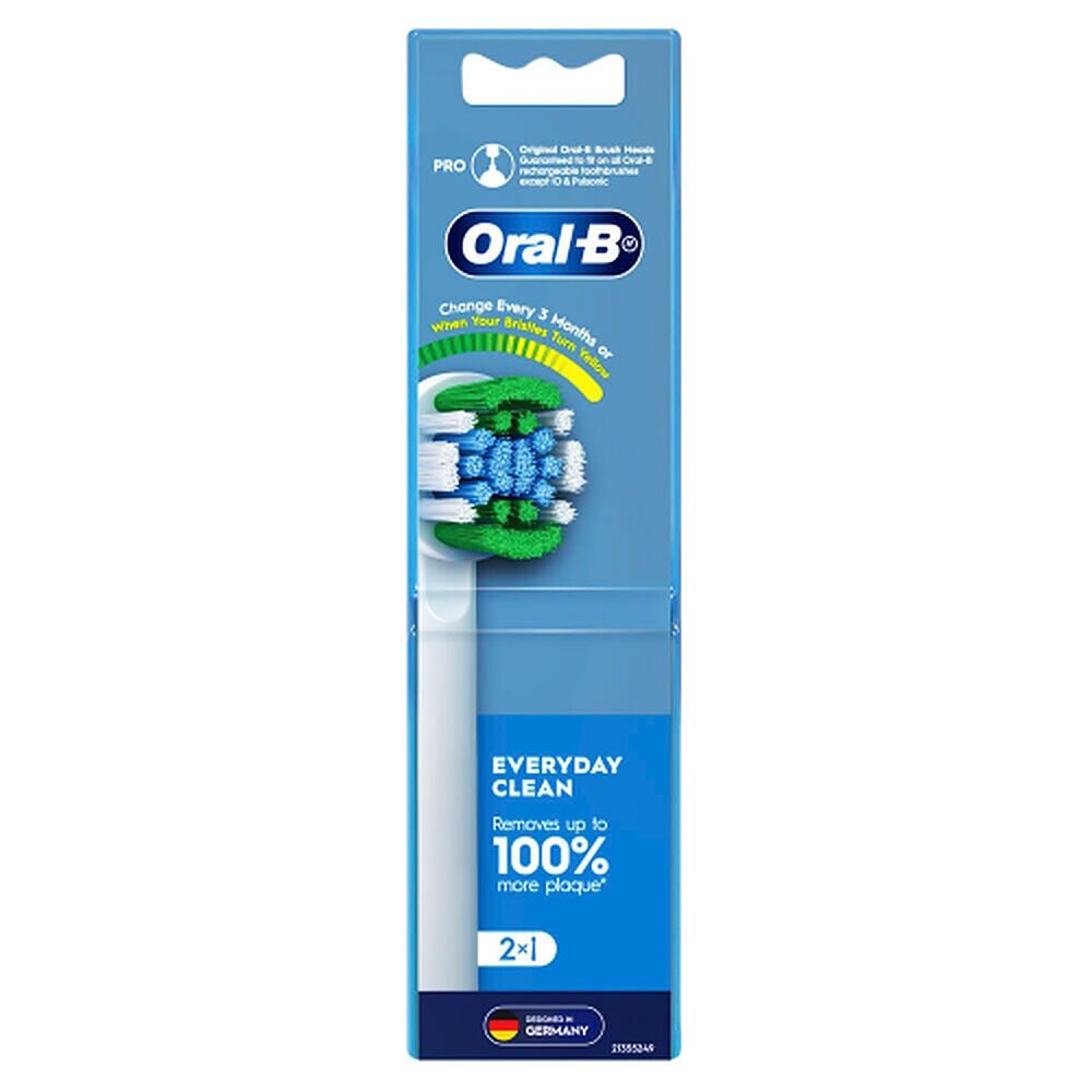 Oral-B Everyday Clean Replacement Brush Heads 2 Pack
