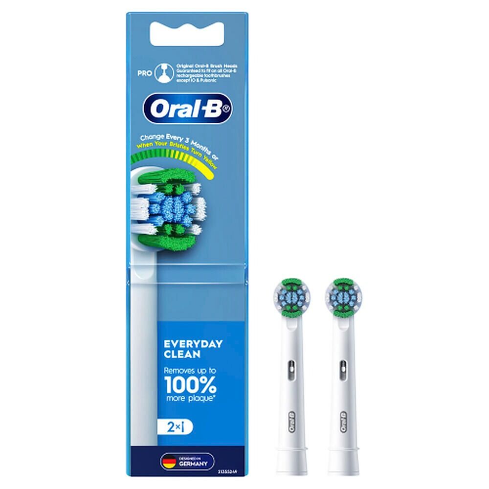 Oral-B Everyday Clean Replacement Brush Heads 2 Pack