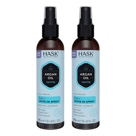 HASK Argan Oil Repairing 5-in-1 Leave-In Spray 175mL Pack of 2