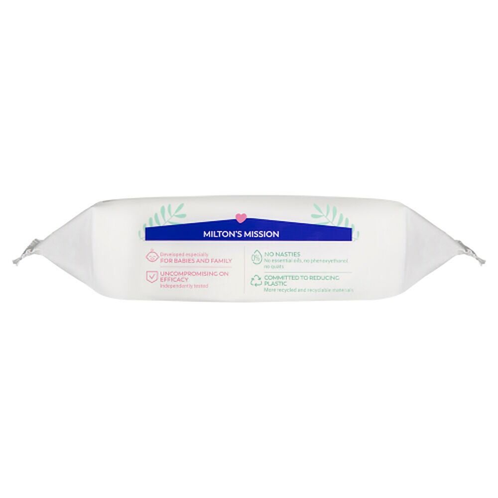 Milton Antibacterial Surface Wipes, Rinse-Free, 30 Pack x 7