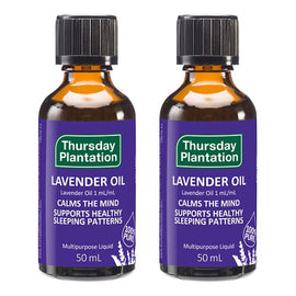 Thursday Plantation Lavender Oil 50mL Pack of 2