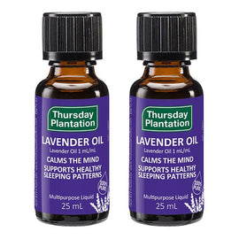 Thursday Plantation Lavender Oil Calms the Mind 25mL Pack of 2