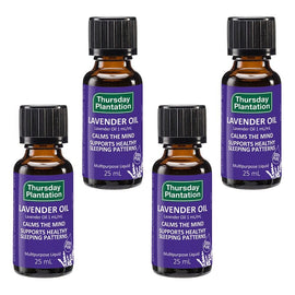 Thursday Plantation Lavender Oil Calms the Mind 25mL Pack of 4