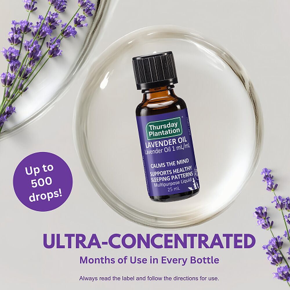 Thursday Plantation Lavender Oil Calms the Mind 25mL
