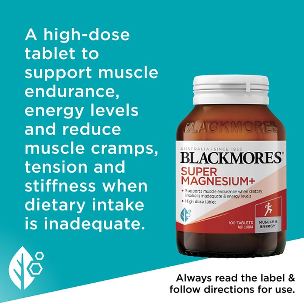Blackmores Super Magnesium+ 100 Tablets