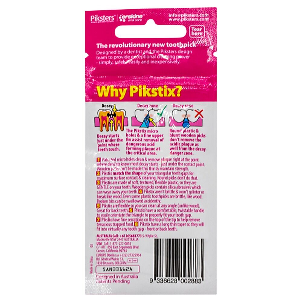 Piksters PikstiX Toothpicks 30 Pack