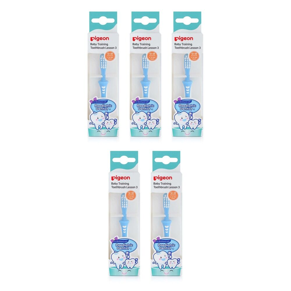 Pigeon Training Toothbrush Step 3 Pack of 5