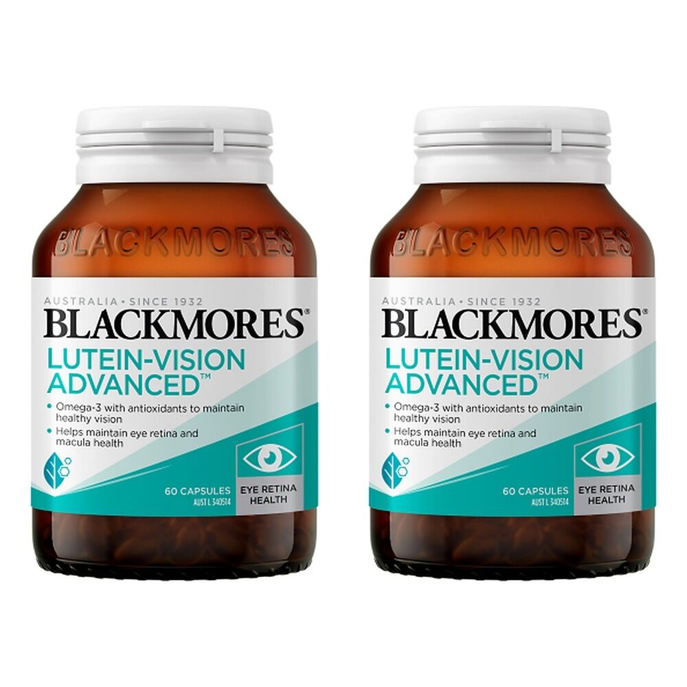 Blackmores Lutein-Vision Advanced 60 Capsules Pack of 2