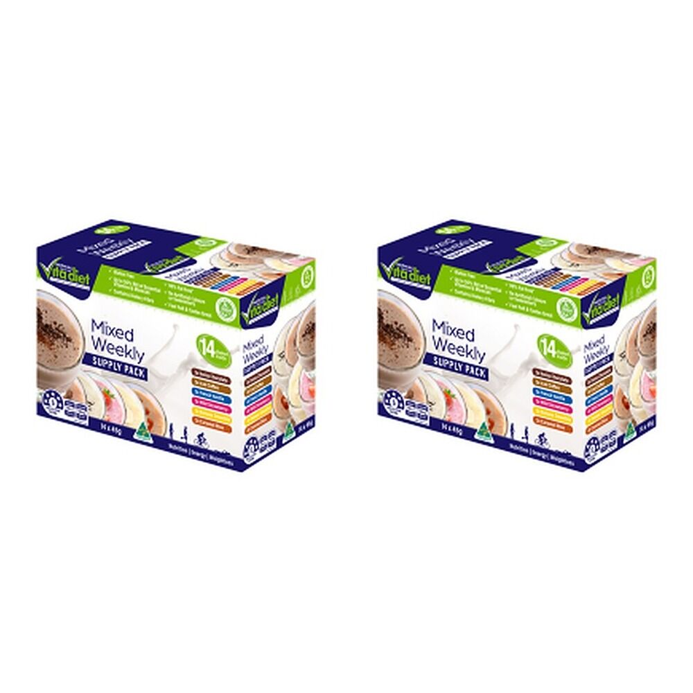 Vita Diet Mix Weekly Shake 14 Pack Bundle of 2