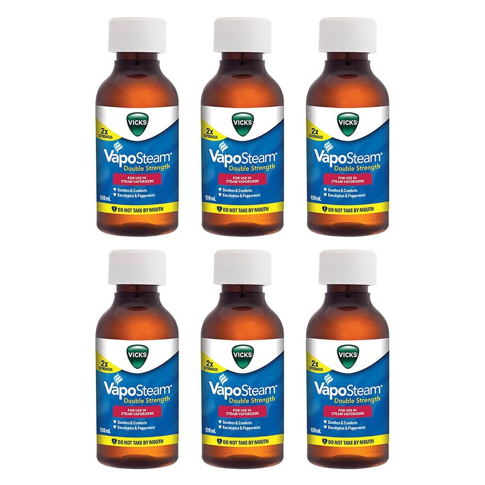 Vicks VapoSteam Double Strength 100mL Pack of 6