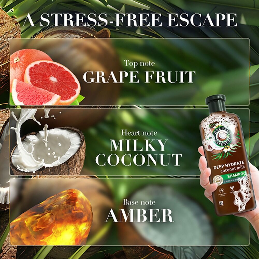 Herbal Essences Bio:Renew Deep Hydrate Coconut Milk Shampoo 400mL