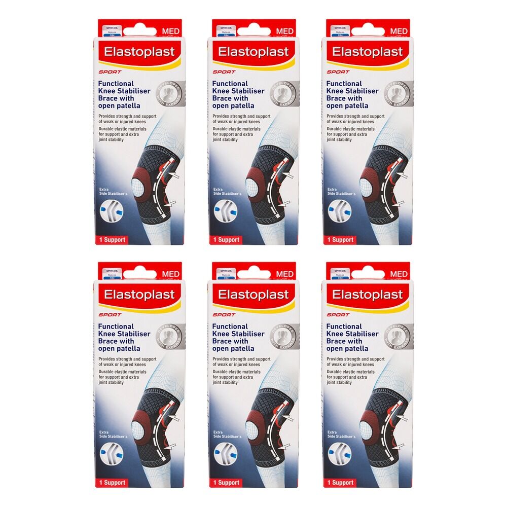 Elastoplast Sport Functional Knee Brace Medium Pack of 6