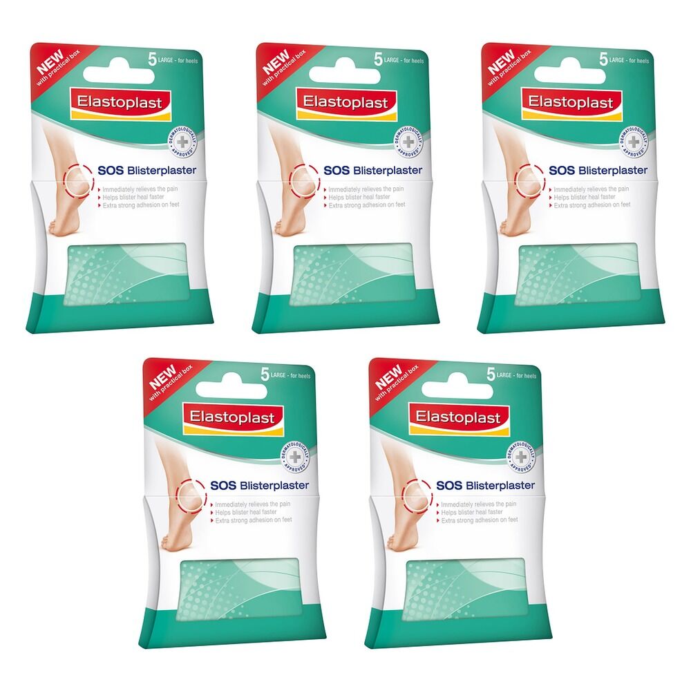 Elastoplast Blister Plaster Large 5 Pack Bundle of 5
