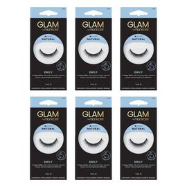 Glam by Manicare Emily Mink Effect Lashes Pack of 6