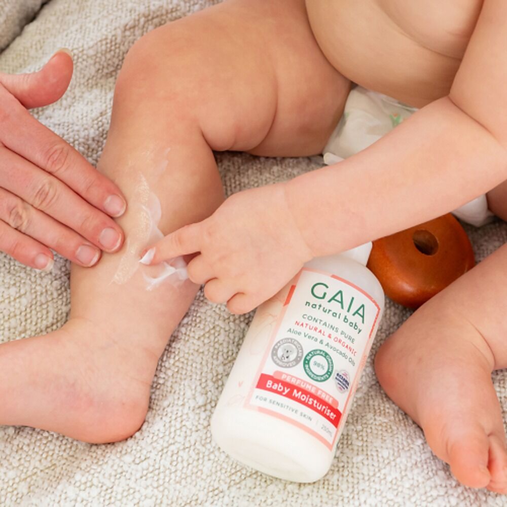 Gaia Natural Baby Moisturiser Perfume Free 250mL