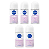 Nivea Double Effect Violet Senses Roll-On 50mL Pack of 5