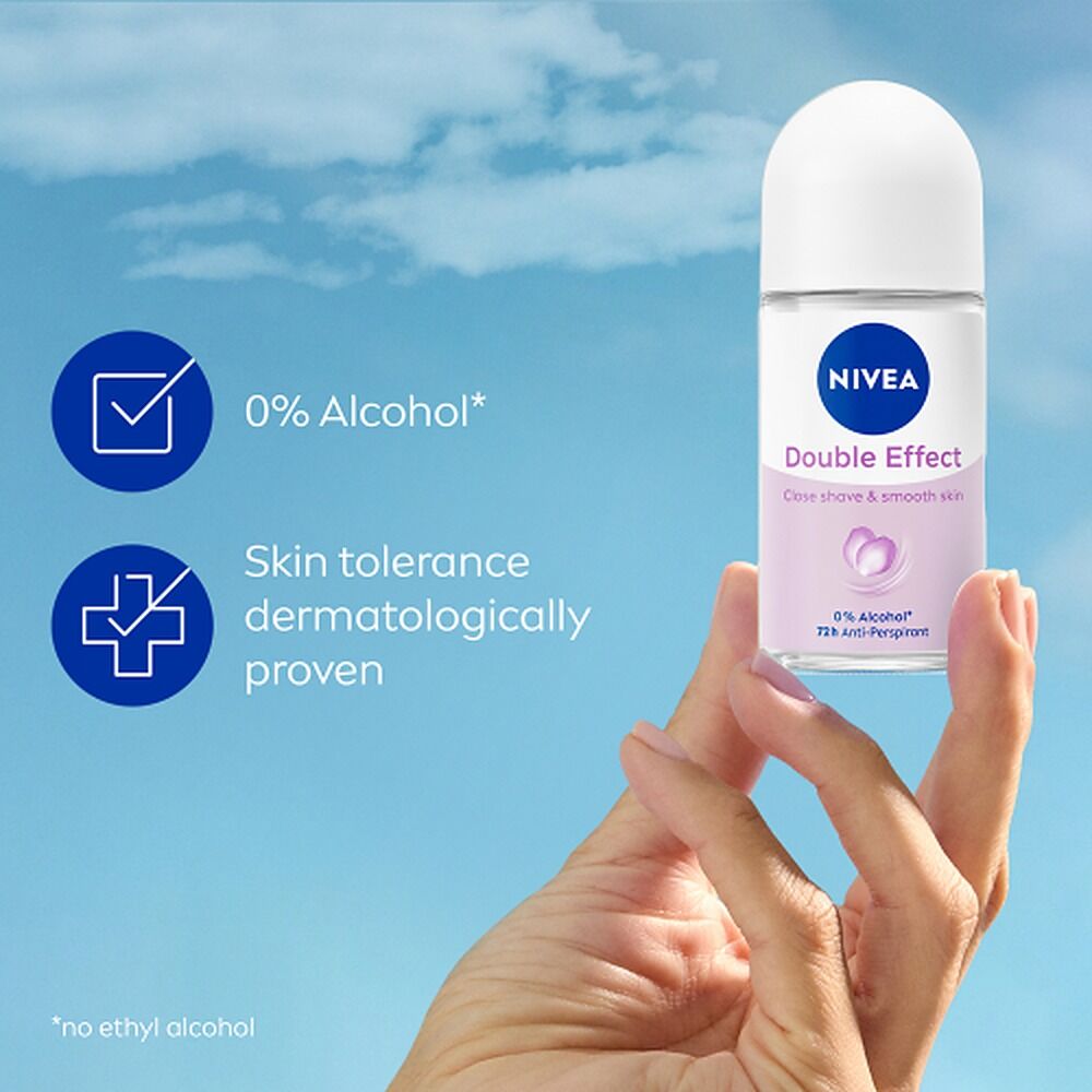 Nivea Double Effect Violet Senses Roll-On 50mL