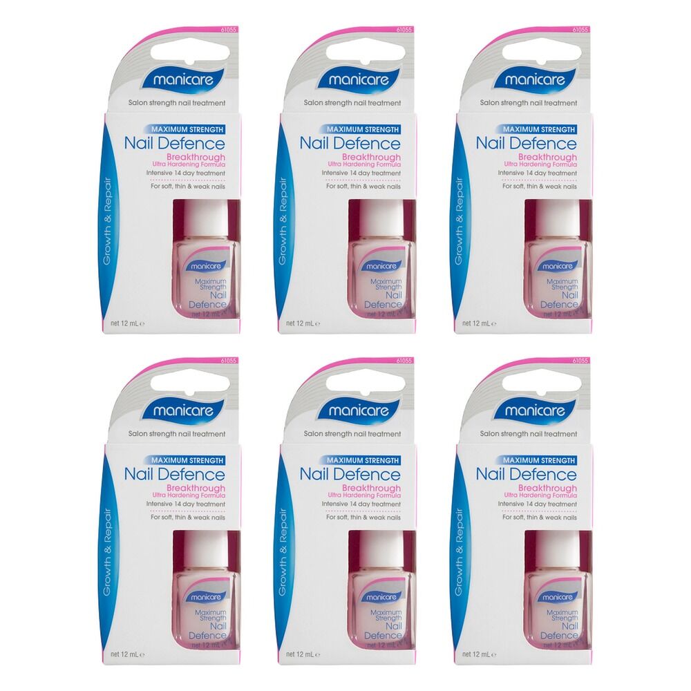 Manicare Maximum Strength Nail Defence 14 Day Treatment x 3 Bundle of 6