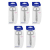 Manicare Toenail Scissors Stainless Steel Extra Large Grip x 3 Bundle of 5