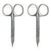 Manicare Nail Scissor Curved x 3 Bundle of 2