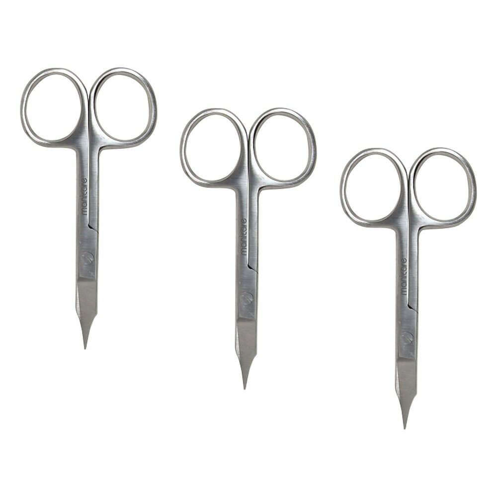 Manicare Nail Scissor Curved x 3 Bundle of 3