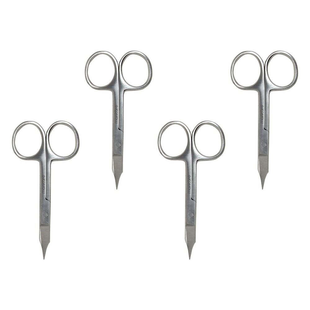 Manicare Nail Scissor Curved x 3 Bundle of 4