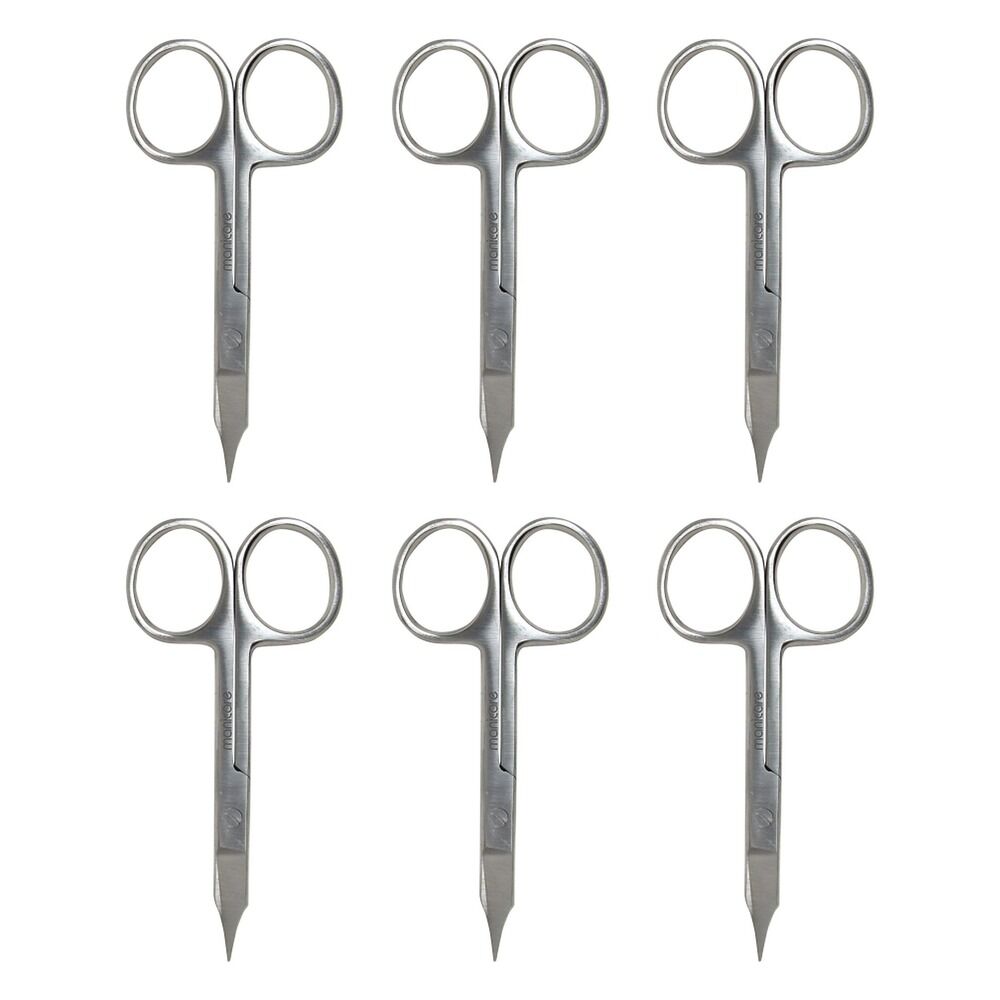 Manicare Nail Scissor Curved x 3 Bundle of 6
