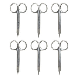 Manicare Nail Scissor Curved x 3 Bundle of 6