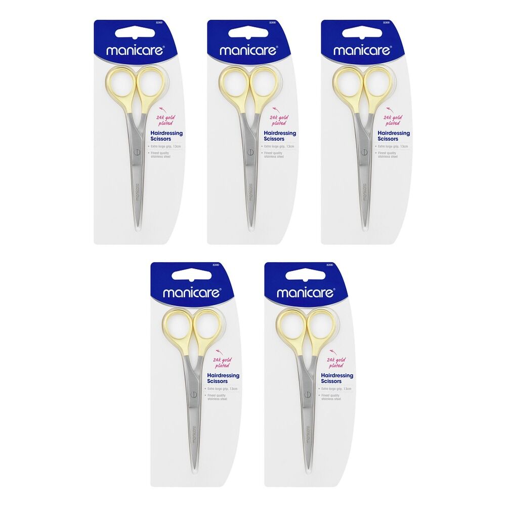 Manicare Hairdressing Scissors x 3 Bundle of 5