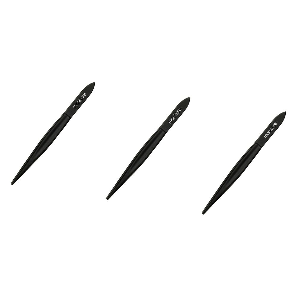 Manicare Tweezer Point Black x 3 Bundle of 3