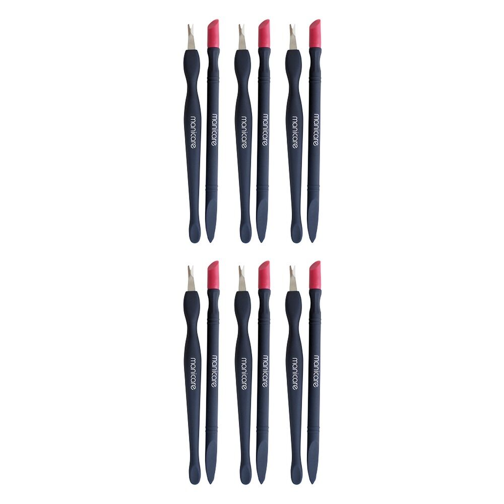 Manicare Cuticle Trimmer with Cut Pusher x 3 Bundle of 6