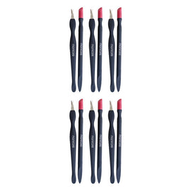Manicare Cuticle Trimmer with Cut Pusher x 3 Bundle of 6