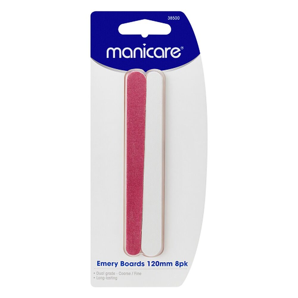 Manicare Emery Boards 120mm 8 Pack x 3