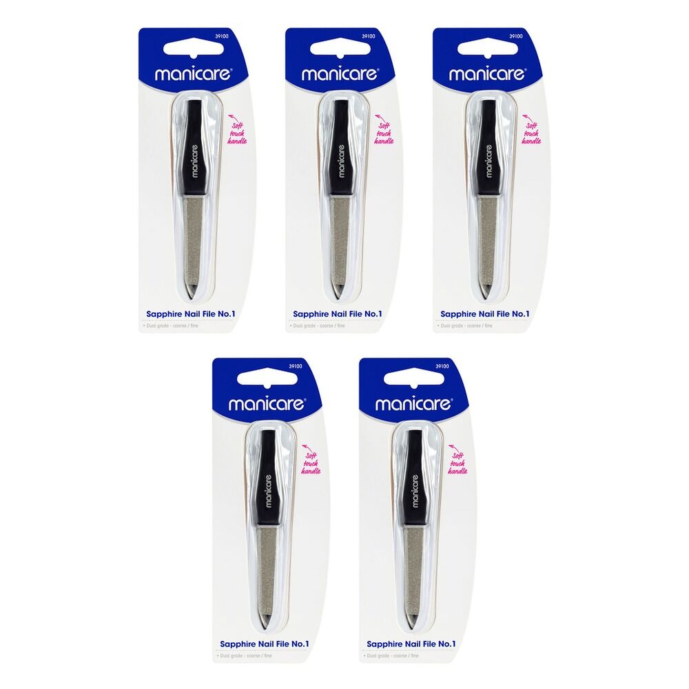 Manicare Sapphire Nail File No. 1 x 3 Bundle of 5