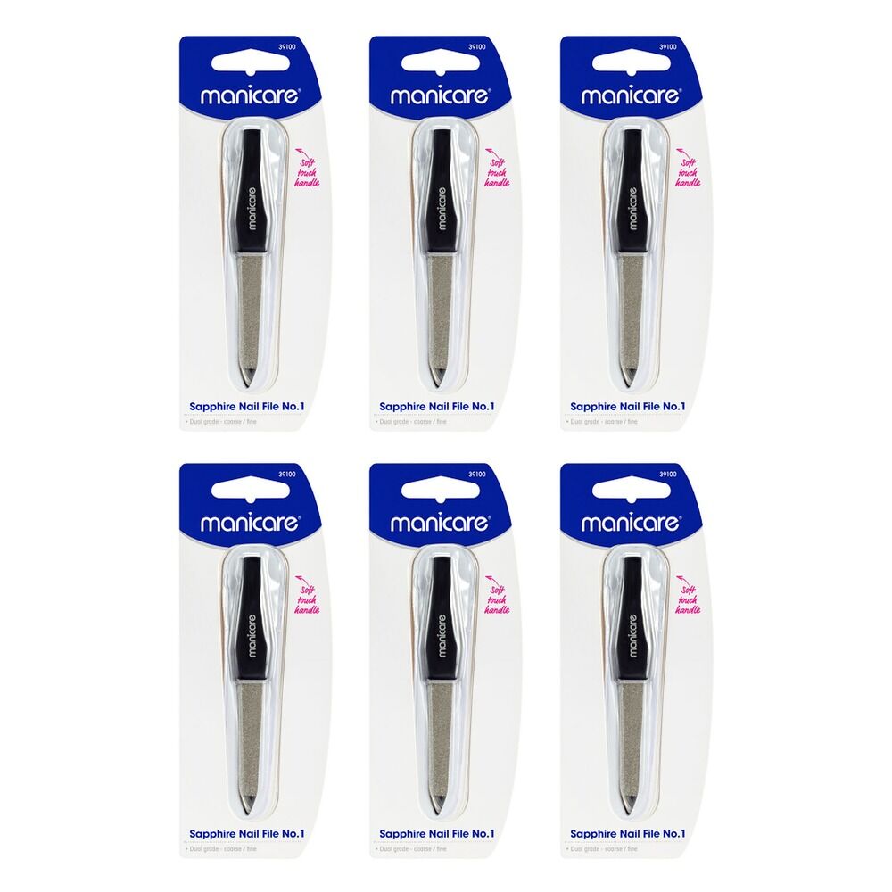 Manicare Sapphire Nail File No. 1 x 3 Bundle of 6