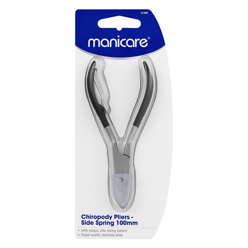 Manicare Chiropody Pliers with Side Spring, 100mm x 3
