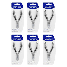 Manicare Cuticle Clippers with Side Spring x 3 Bundle of 6