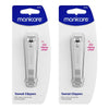 Manicare Toenail Clippers With Catcher and Nail File x 3 Bundle of 2