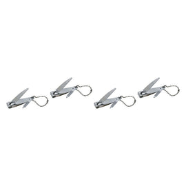 Manicare Nail Clipper with File & Keychain x 3 Bundle of 4