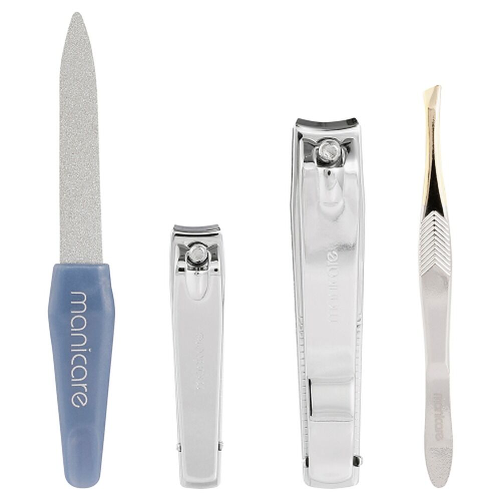 Manicare Grooming Set, Manicure and Pedicure, 4 Piece x 3