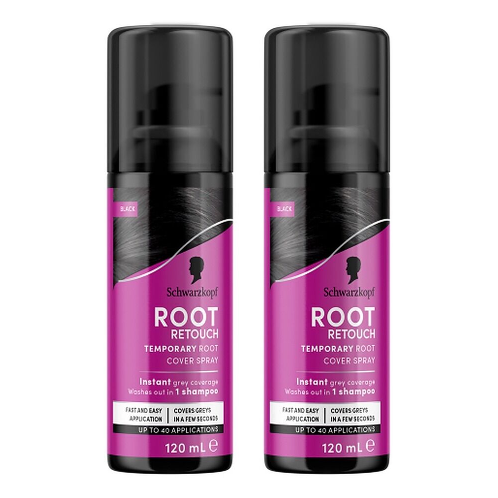 Schwarzkopf Root Retoucher Black 70g Pack of 2