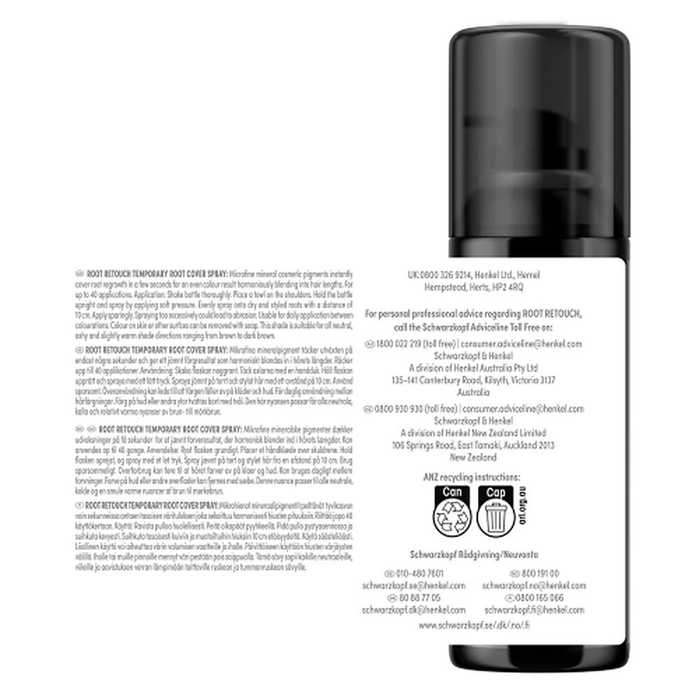 Schwarzkopf Root Retoucher Black 70g