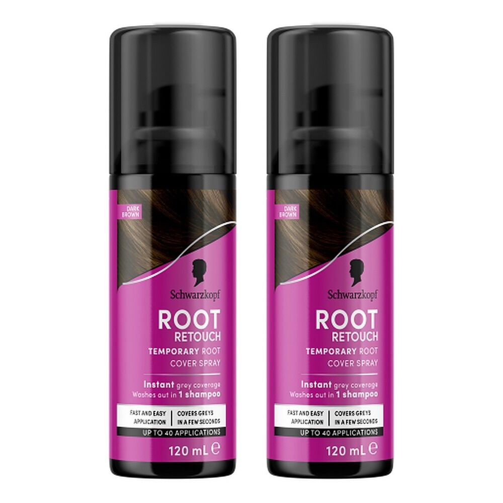 Schwarzkopf Root Retoucher Dark Brown 70 g Pack of 2