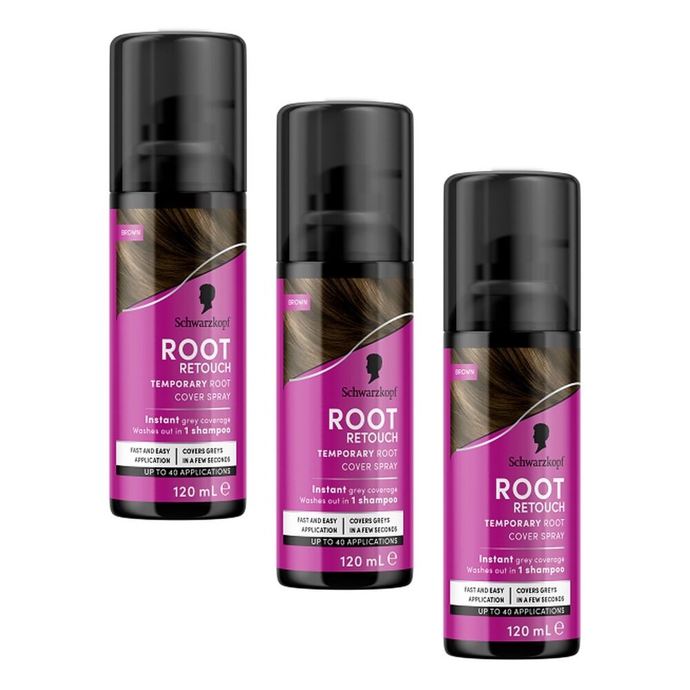 Schwarzkopf Root Retoucher Brown 70 g Pack of 3