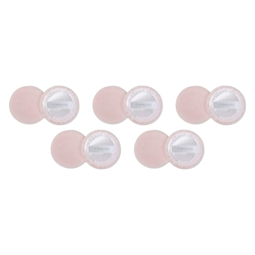 Manicare Puff Compact Velour 2 Pack x 3 Bundle of 5